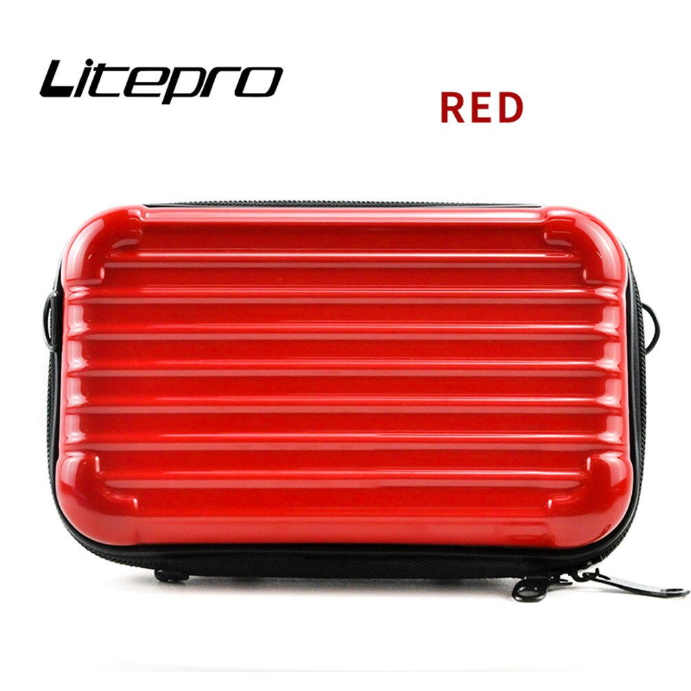 Meroca For Bromp Bicycle Pig Nose Bag Waterproof Mini Suitcase Storage Folding Bike Portable Headstock