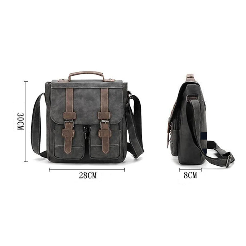 MEROCA PU Retro Handheld Shoulder Bag for Brompton