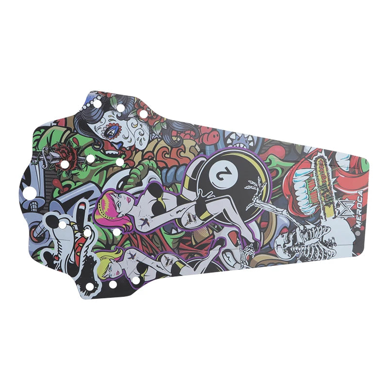 Bicycle Fenders Front/Rear Tire Wheel Fenders Carbon Fiber Mudguard Mountain Bike Stylish Mud Guard Wings Riding Fix Gear