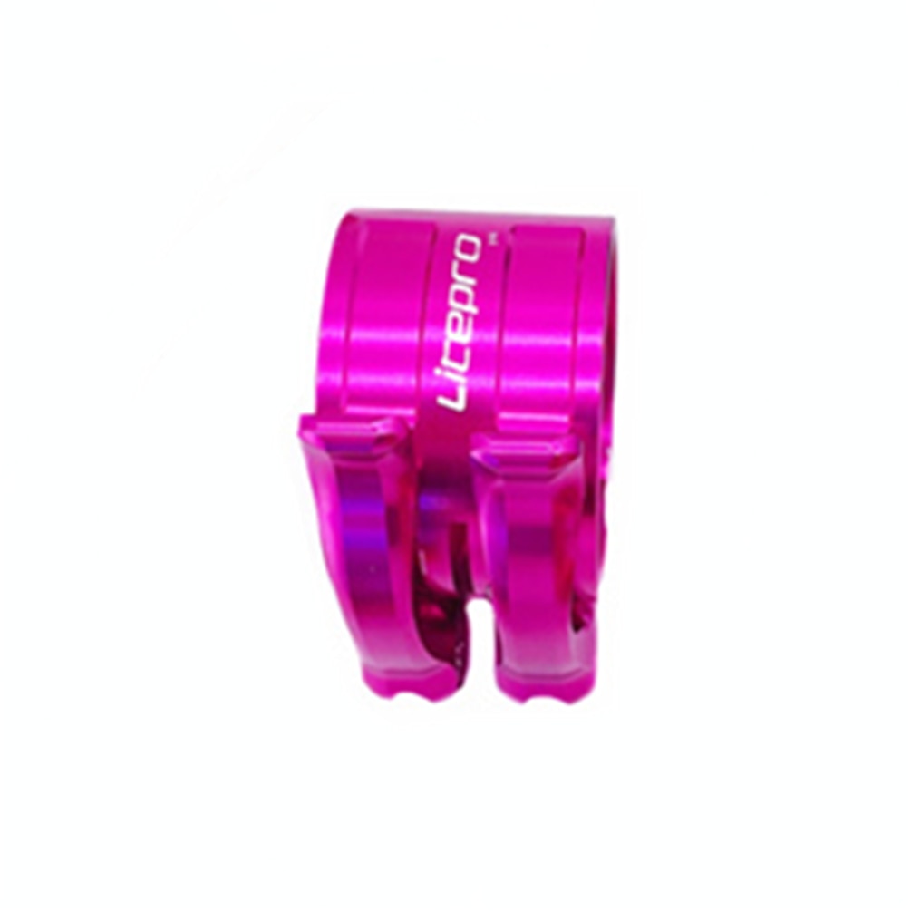 Meroca Litepro Seat Tube Clip Double-layer Adjustment Buckle Titanium Shaft QR Seatpost Bundle Seat Rod Clamp For Birdy Bicycle
