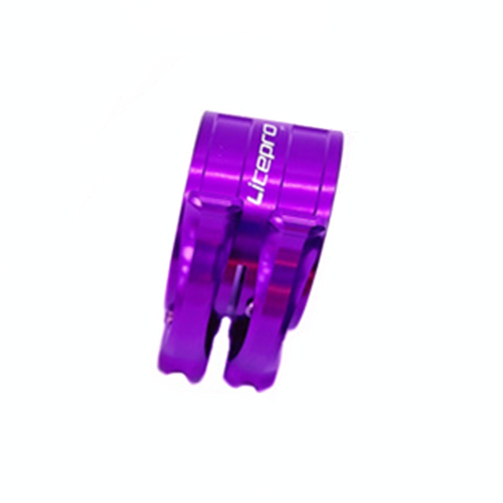 Meroca Litepro Seat Tube Clip Double-layer Adjustment Buckle Titanium Shaft QR Seatpost Bundle Seat Rod Clamp For Birdy Bicycle