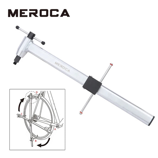MEROCA Bike Hook Aligner Bicycle Derailleur Alignment Corrector 360° Rotation Bike Tail Hook Measure Straighten Repair Tools