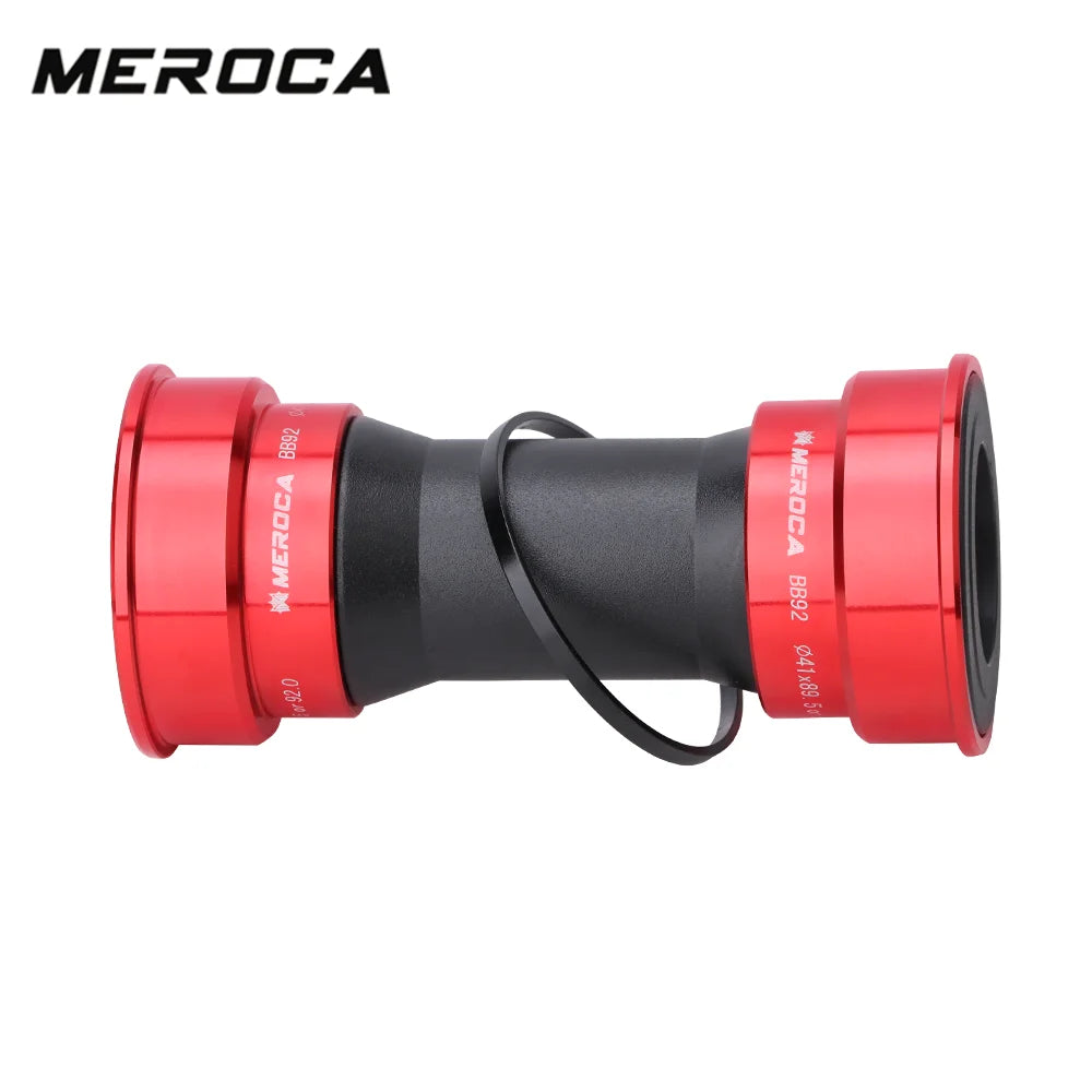 MEROCA M92 Bicycle Bottom Bracket Sealed Bearing 41mm Aluminum Alloy BB Waterproof Crank Set Axis Parts For Mountain Bike