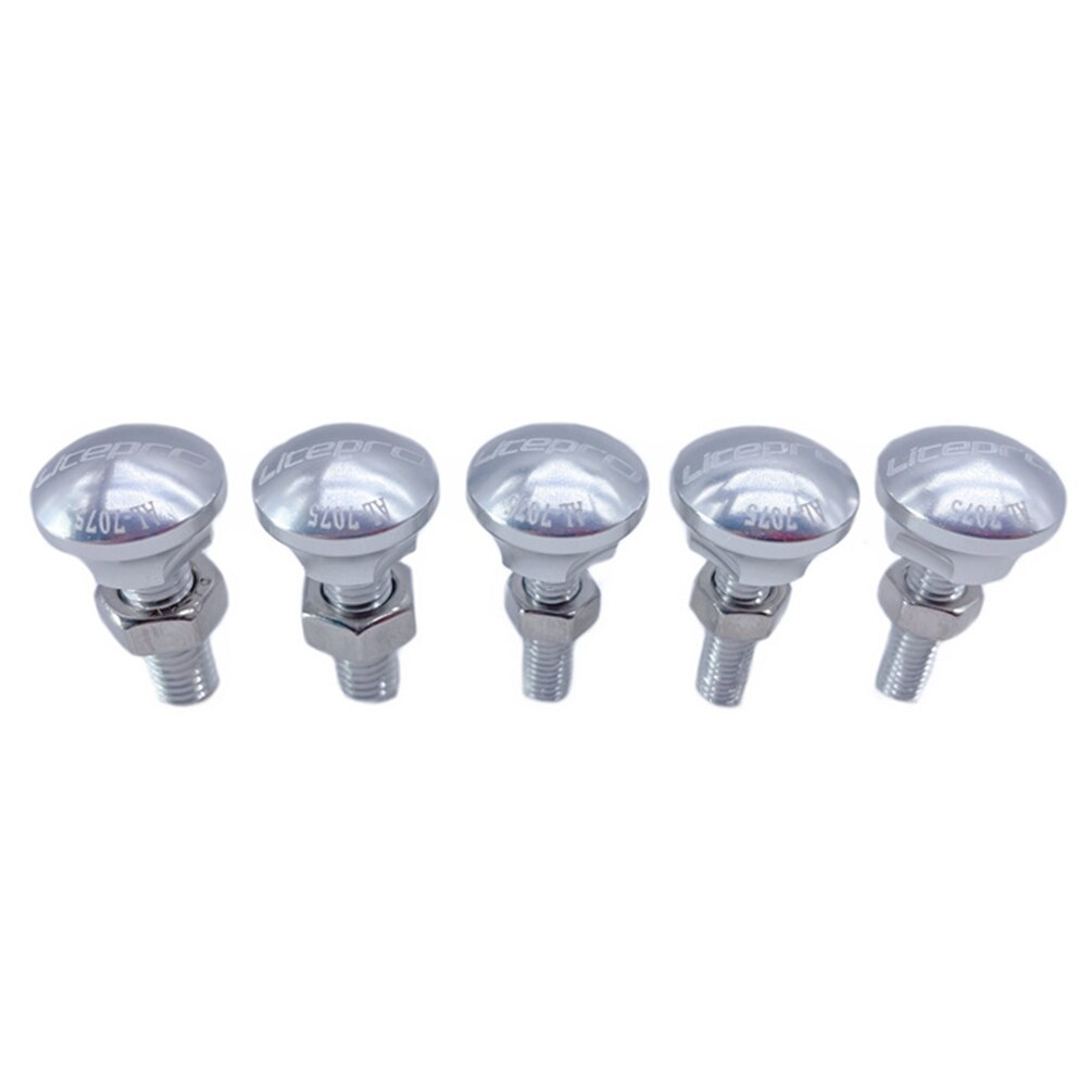 Meroca Litepro For Birdy 2 3 Bicycle Front Wheel Fixing Screw Aluminum Alloy  Folding Bike Rear Fork Fixing Bolts 5Pcs