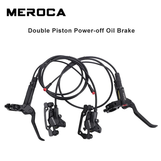 E-Bike MTB Scooter Power Off Brakes Aluminum Alloy 2 Pistons Electric Bike Power Control Shifter Cut Hydraulic Disc Brake