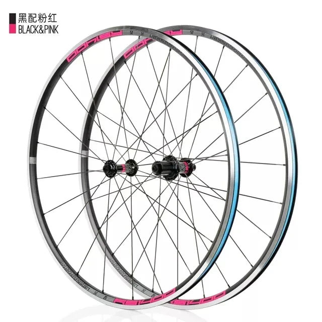 Meroca KOOZER RS1400 700C Bicycle Rim Brake Wheels Aluminium Alloy V Brake QR 4 Pawls Clincher Wheelset Road Wheelset