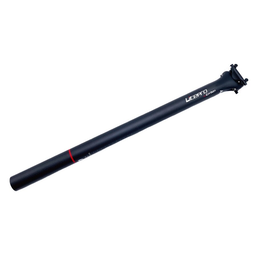 MEROCA Litepro Elite A65 Carbon Fiber Integrated Seatpost Birdy Bike Seat Tube 34.9 580mm Bicycle Seat Rod For Birdy Folding Bicycle