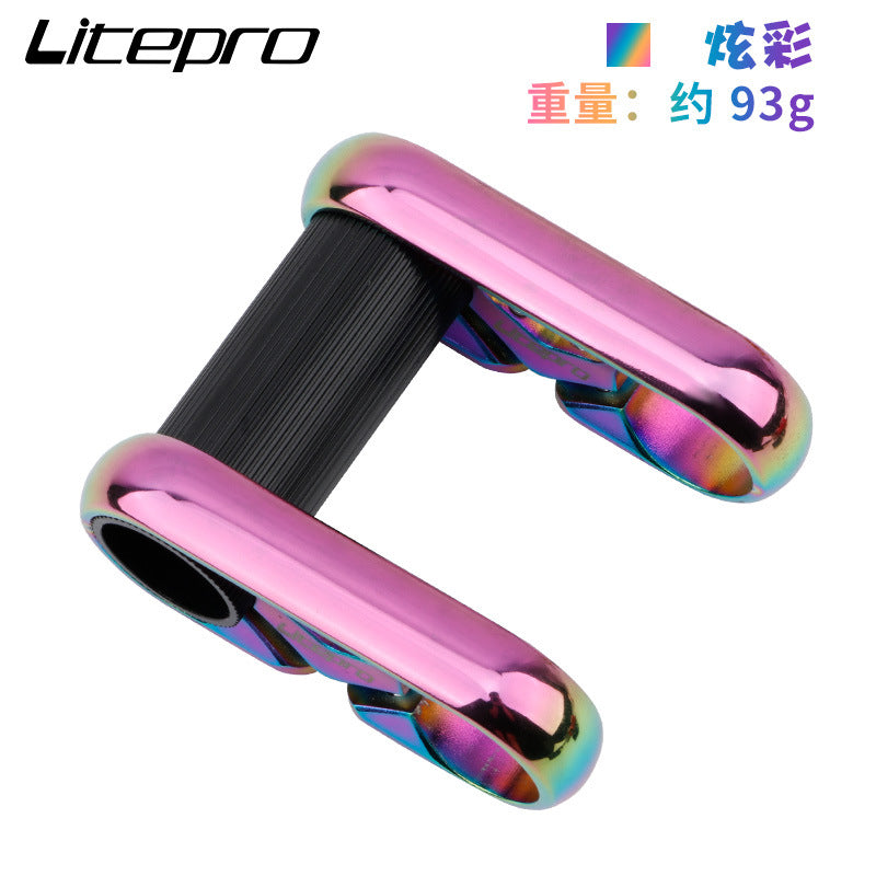 Meroca Litepro Folding Bicycle Horizontal Double Stem 25.4MM Full Hollow