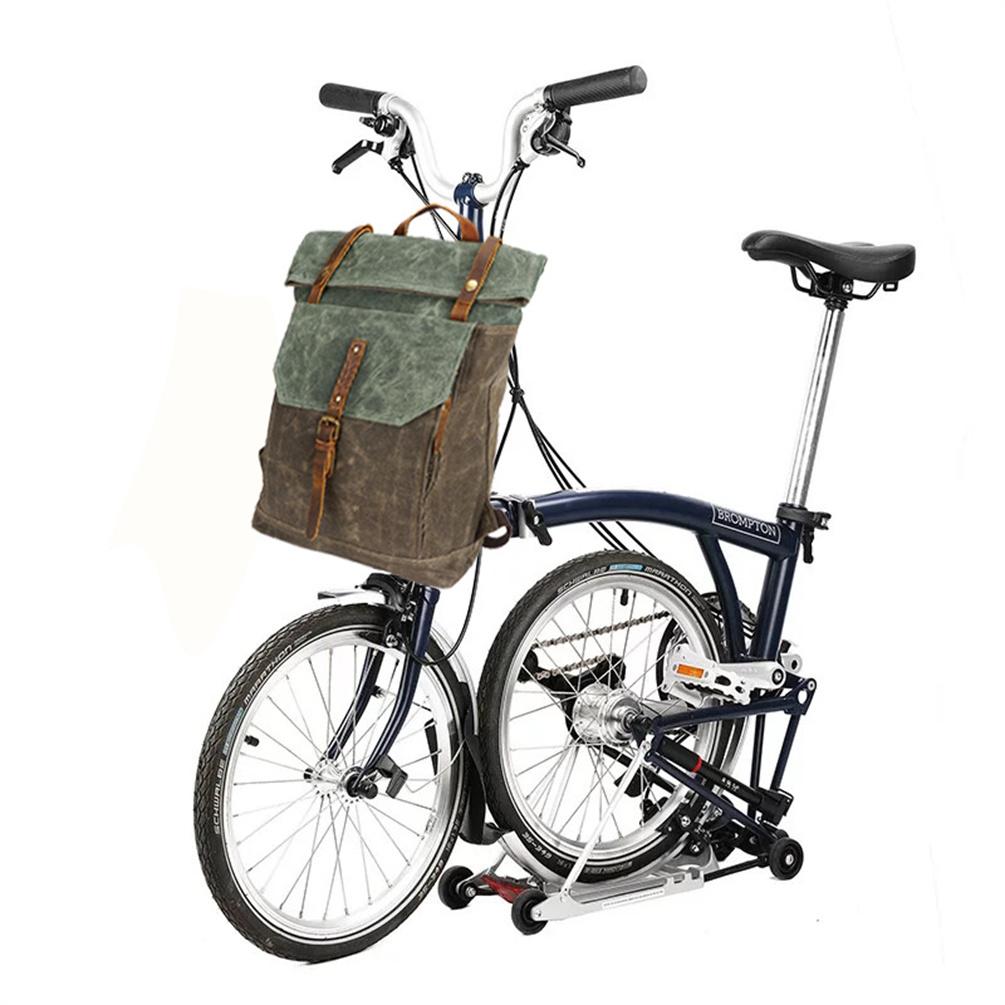 MEROCA Retro Canvas Backpack 02 For Brompton