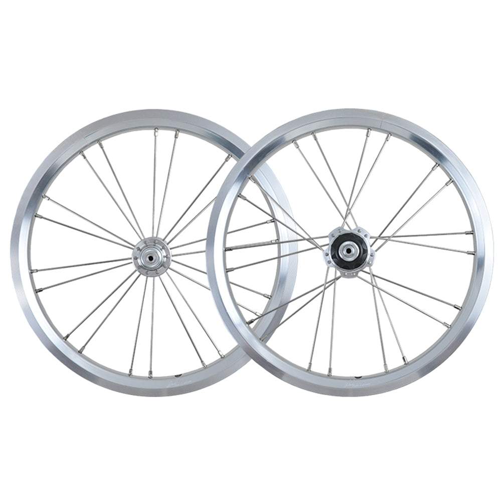 MEROCA 14 Inch Single Speed Wheels Folding Bike 74-85mm 20mm V/Disc Brake Wheel
