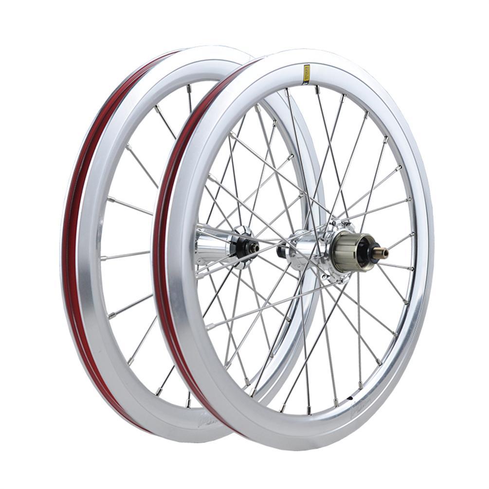 MEROCA 16 Inch 74 112MM External 7 Speed Wheel For Brompton