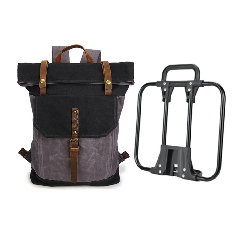 MEROCA Retro Canvas Backpack 02 For Brompton