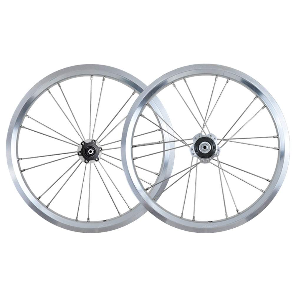 MEROCA 14 Inch Single Speed Wheels Folding Bike 74-85mm 20mm V/Disc Brake Wheel