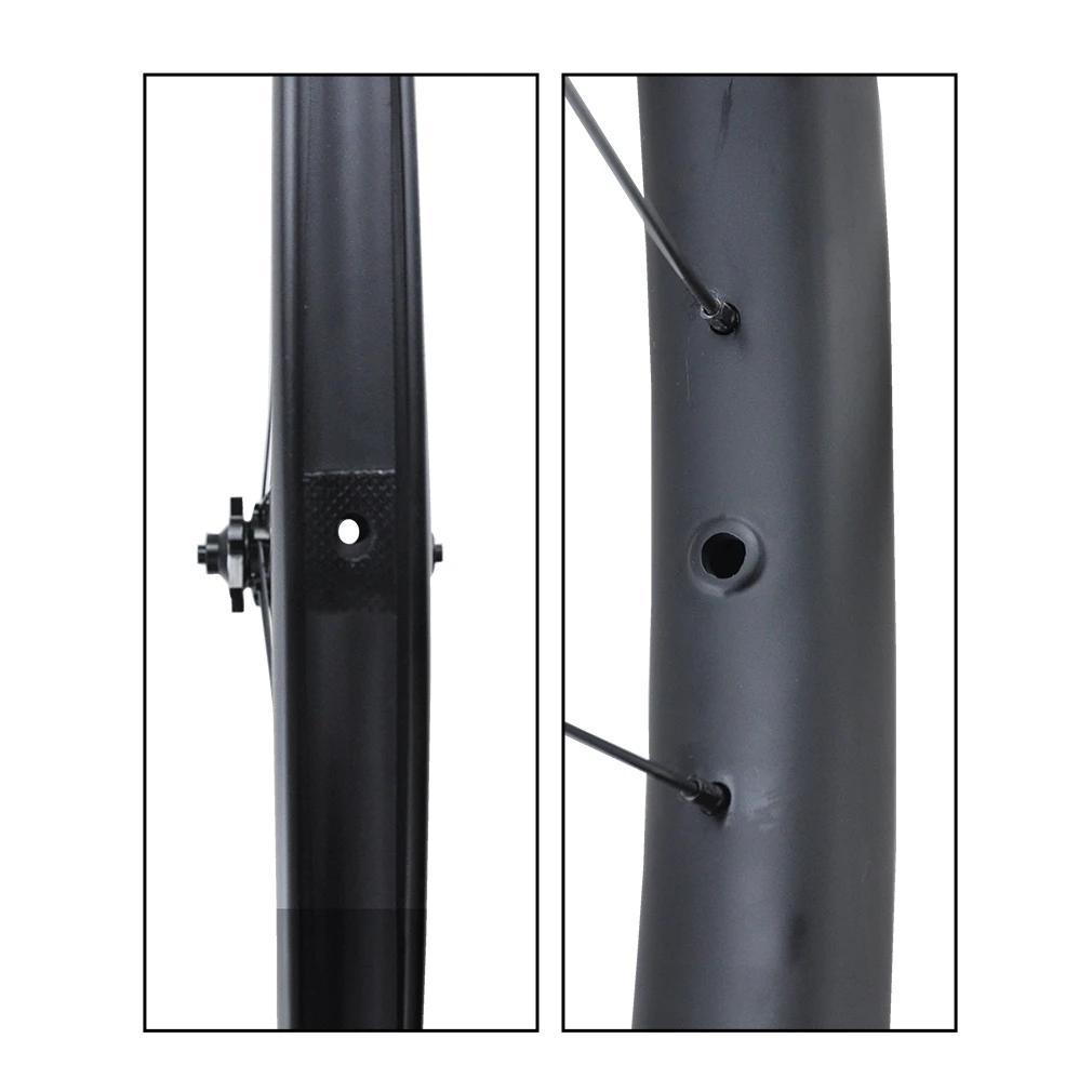 MEROCA 700C Carbon Fibre Road Bike Wheels Disc Brake 24Holes 11S Wheels Rim 38 48 60 85MM