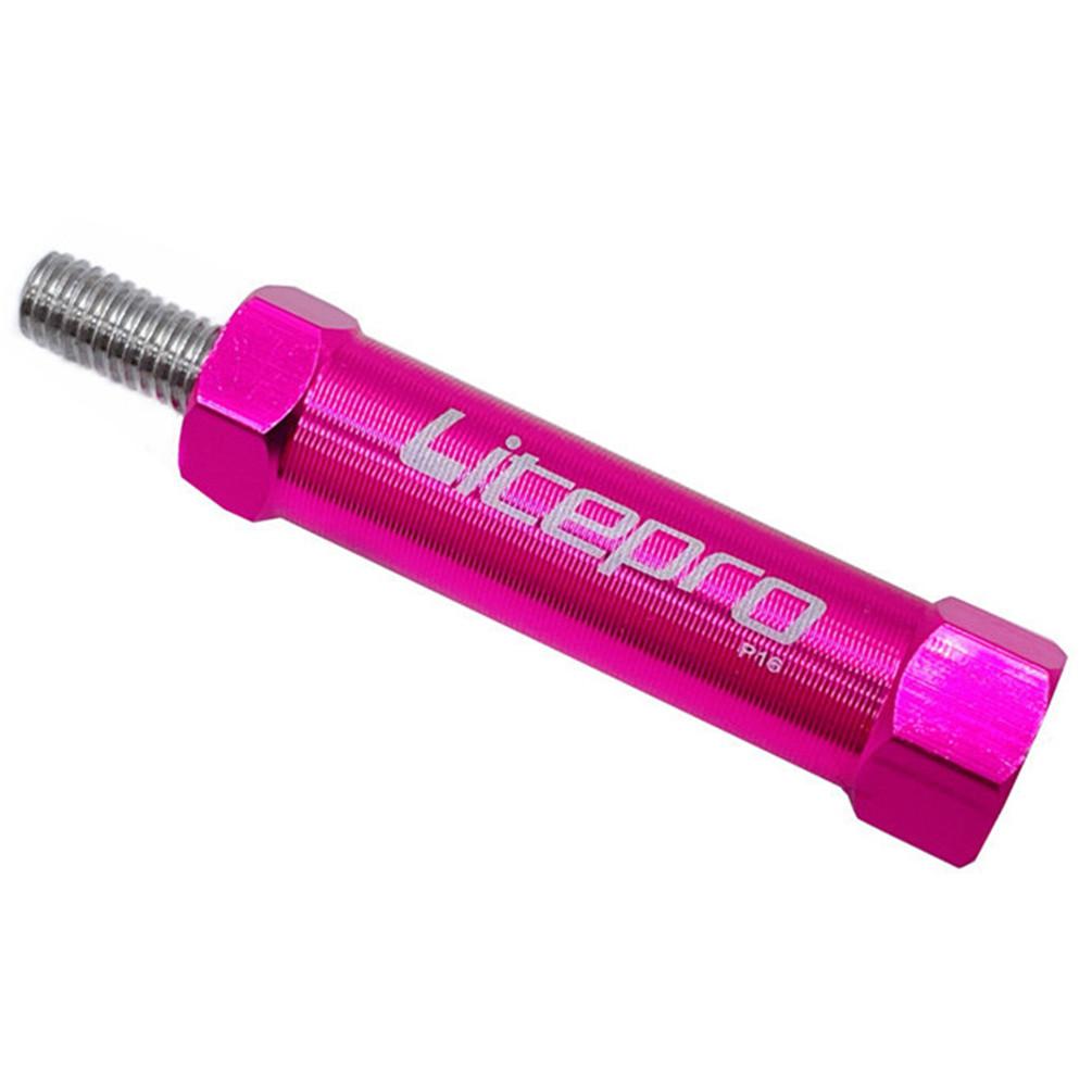 Litepro For Brompton Bicycle Shelf Easywheel Extension Rod Hexagonal Folding Bike Rear Rack Telescopic Column