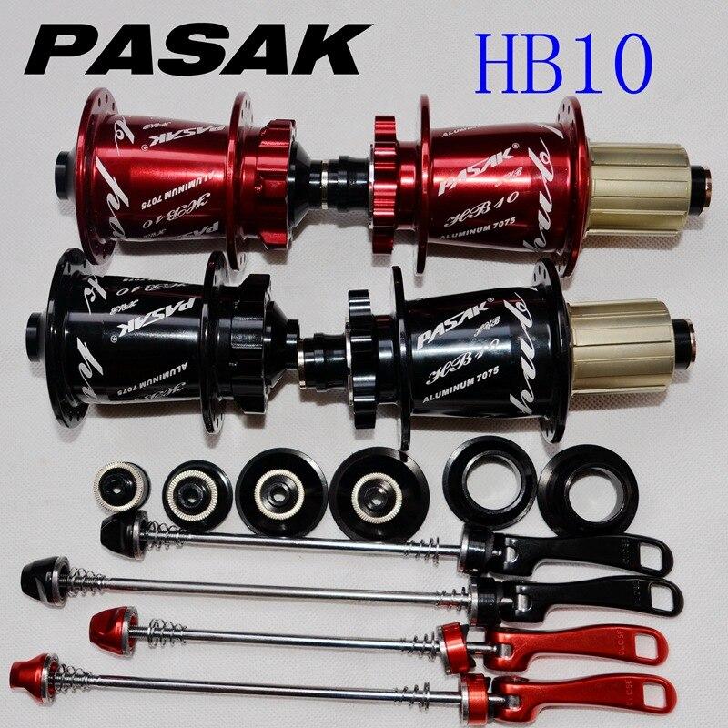MEROCA Mountain Bike Downhill Hub Thru-axis 9/12/15/20 Quick Release Axle Skin 32 Holes Sealed Bearing 20*110mm Bicycle Hubs
