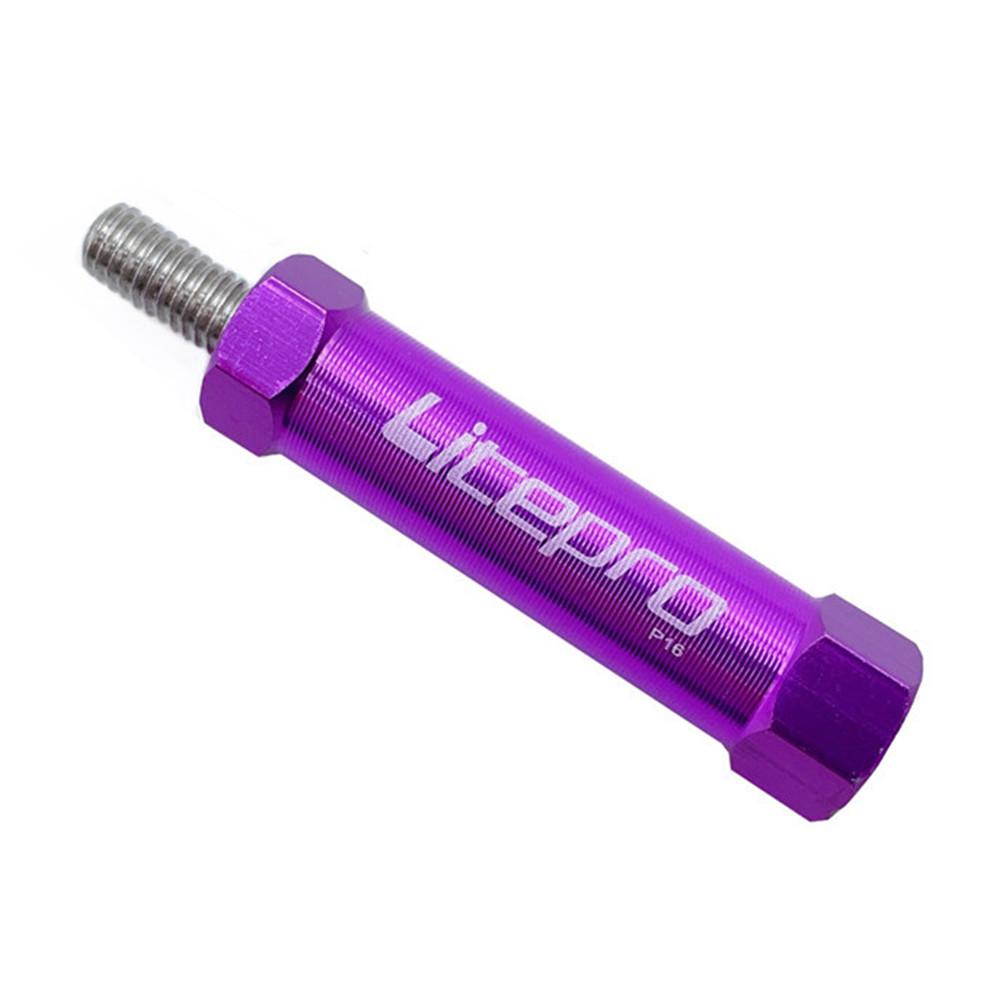 Litepro For Brompton Bicycle Shelf Easywheel Extension Rod Hexagonal Folding Bike Rear Rack Telescopic Column