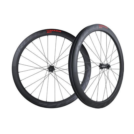 MEROCA 700C Carbon Fibre Road Bike Wheels Disc Brake 24Holes 11S Wheels Rim 38 48 60 85MM