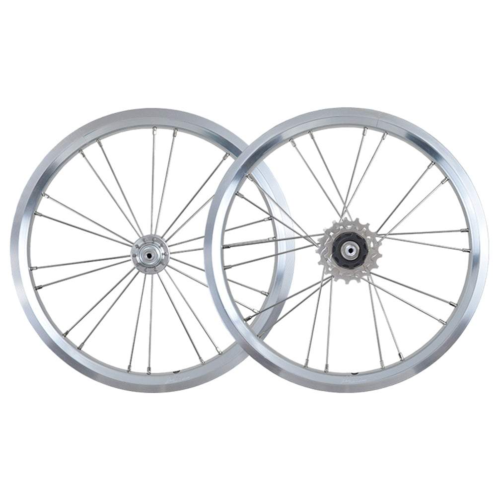 MEROCA 14 Inch External 3 Speed Wheel Folding Bike V/Disc Brake  Wheels Rims 74-85MM
